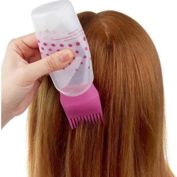 Hair Oil Dispensing Applicator Brush