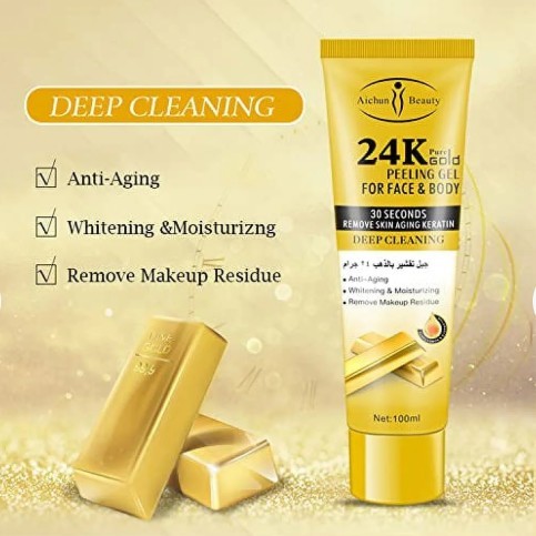 24k Gold peeling gel